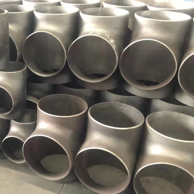EN1092 DN600 réduisant l'acier au carbone de garnitures de tuyau de coude, pièce en t égale d'acier au carbone de Sch 60