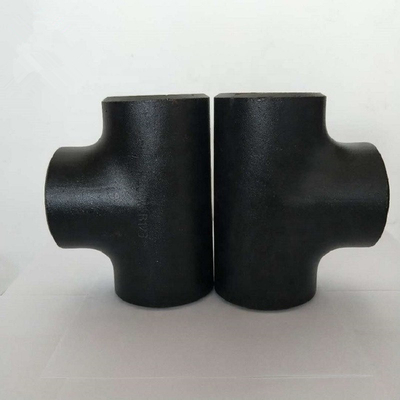 Montage de tuyau croisé égal peint noir de pouce ASME B16.47 BW du CS 48 de pièce en t d'ASME B16.9