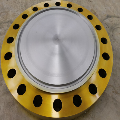 La tri bride DIN a fileté la bride aveugle ASTM A105N a forgé l'acier au carbone en stock