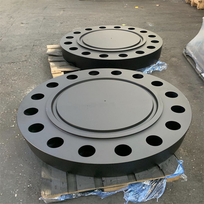 La tri bride DIN a fileté la bride aveugle ASTM A105N a forgé l'acier au carbone en stock