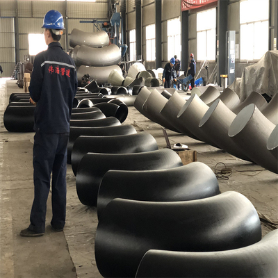 Sch tuyau de noir de coude d'acier au carbone de 160 gigaoctets a forgé A53GR.B montage de tuyau de noir de 45 degrés