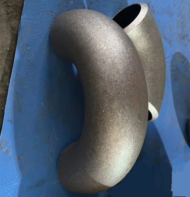 Norme ANSI 6 pouces 45 acier au carbone soudé bout à bout du degré A106 DN150 du coude 60 de degré