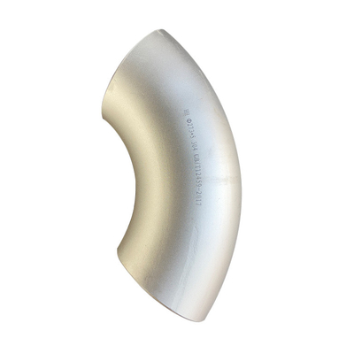 Coude de courbure de 90 degrés d'acier inoxydable d'ASME B16.9 rayon de 45 degrés de long