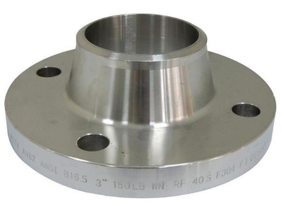 Le tuyau de cou de soudure d'acier inoxydable de Sch 80 bride la classe 600 de la classe 300 de la classe 150 304