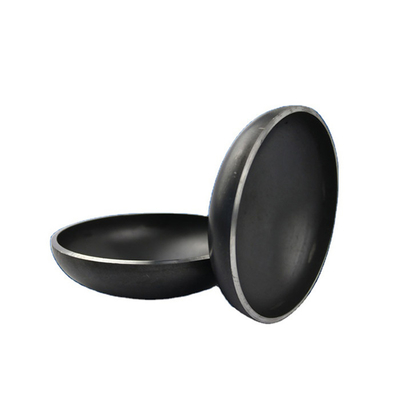 Tête bombée elliptique noire soudable de joint du chapeau SS400 DIN2605 du tuyau d'acier DN15