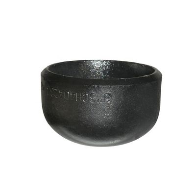 Tête bombée elliptique noire soudable de joint du chapeau SS400 DIN2605 du tuyau d'acier DN15