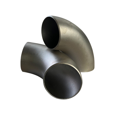 90 45 soudure inoxydable de beurre de noir de carbone de coude de tuyau d'acier du degré 8D Astm