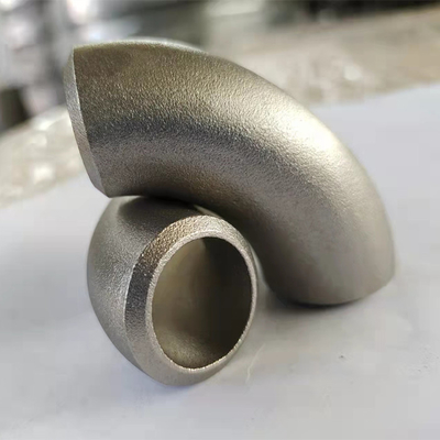 Diamètre galvanisé par rond rayon sans couture de Sch 40 de coude de tuyau d'acier de JIS grand de long