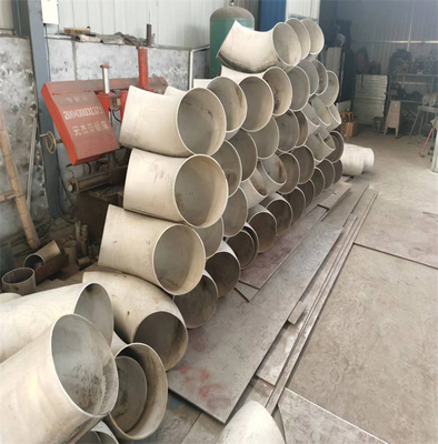 Coude du conduit d'acier au carbone d'Asme B16.9 garnitures du degré A234 Wpb de 90 degrés 45