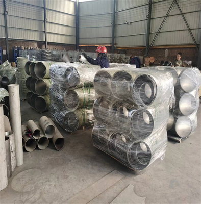 Coude du conduit d'acier au carbone d'Asme B16.9 garnitures du degré A234 Wpb de 90 degrés 45