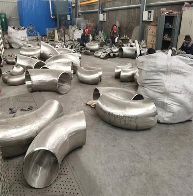 GOST DIN 316L sanitaire du coude 304 d'acier inoxydable de SMS de soudure OIN de 90 degrés