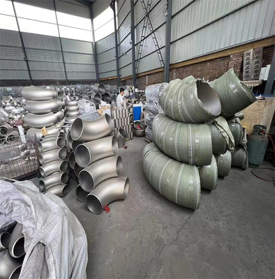 1,5 pouces 90 degrés 4 soudure sanitaire de film encreur du coude DN25 d'acier inoxydable de pouce SS304