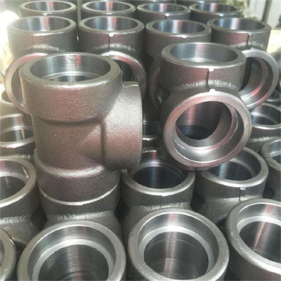 L'acier au carbone d'Asme 16,11 3000lbs A105 forgé sifflent des pièces en t de soudure de prise de garnitures