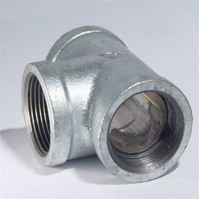Pièce en t filetée forgée à haute pression de garnitures de tuyau d'acier de pouce JIS du Cs solides solubles 16