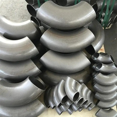 Rayon de garnitures soudées bout à bout d'acier inoxydable de longueur d'ABAS 1-12m long coude de 90 degrés